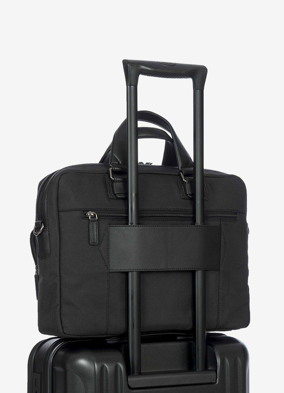Borsa porta PC in pelle e nylon, collezione Monza - Bric's