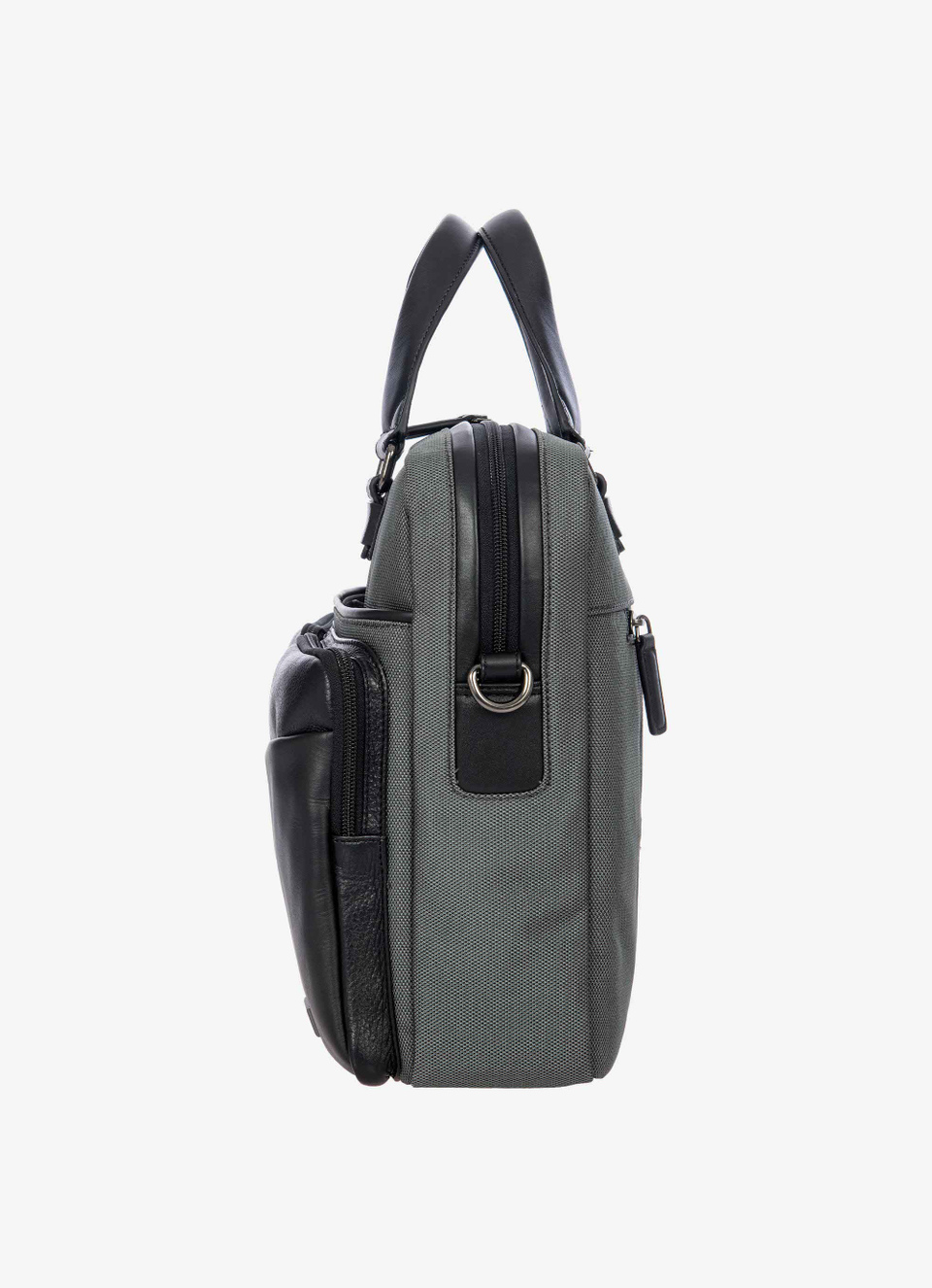 Maletín para portátil de piel y nailon, colección Monza - Bric's