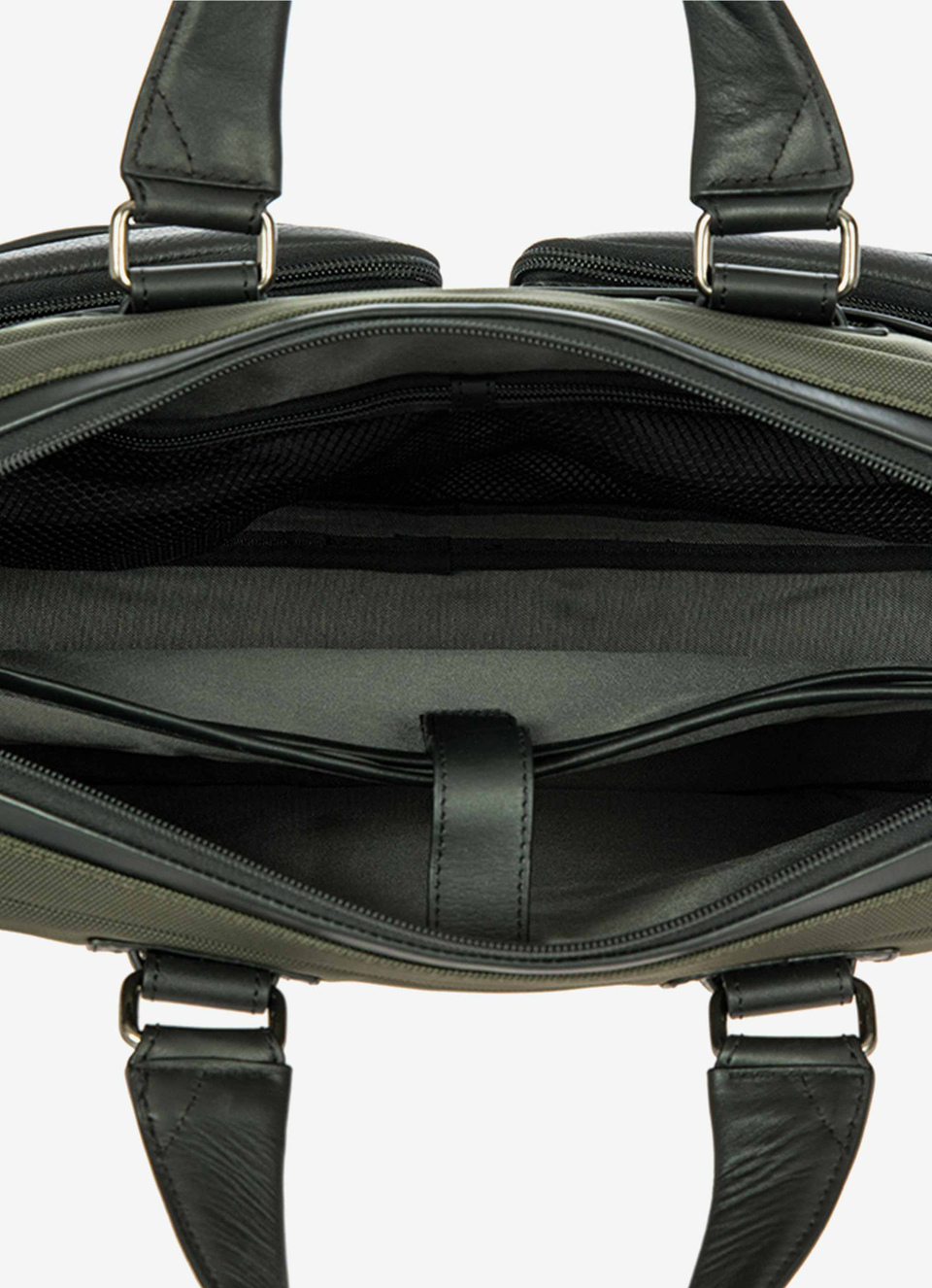 Maletín para portátil de piel y nailon, colección Monza - Bric's