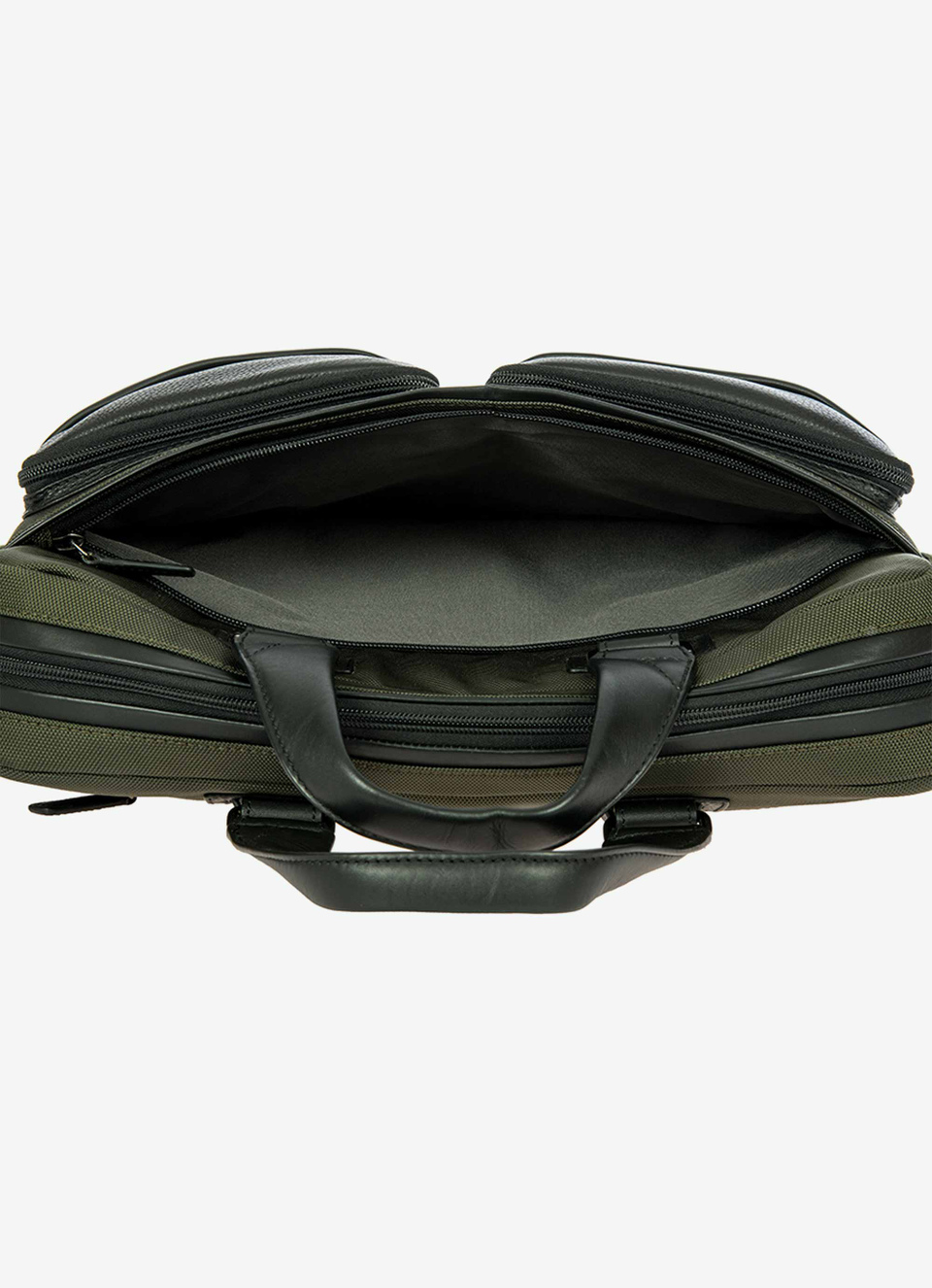 Maletín para portátil de piel y nailon, colección Monza - Bric's