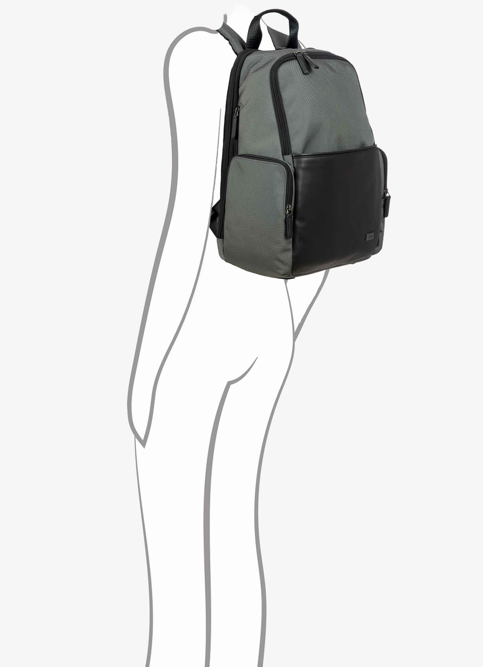 Mochila business L extensible con compartimento para pc y puerto usb - Bric's