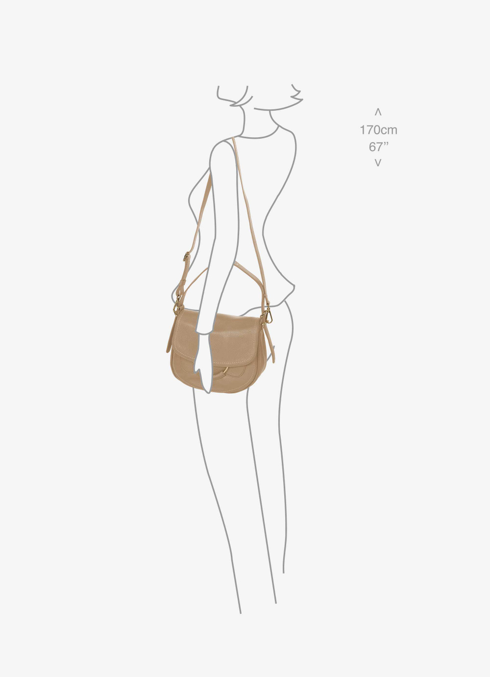 Sac en cuir Stella format moyen - Bric's