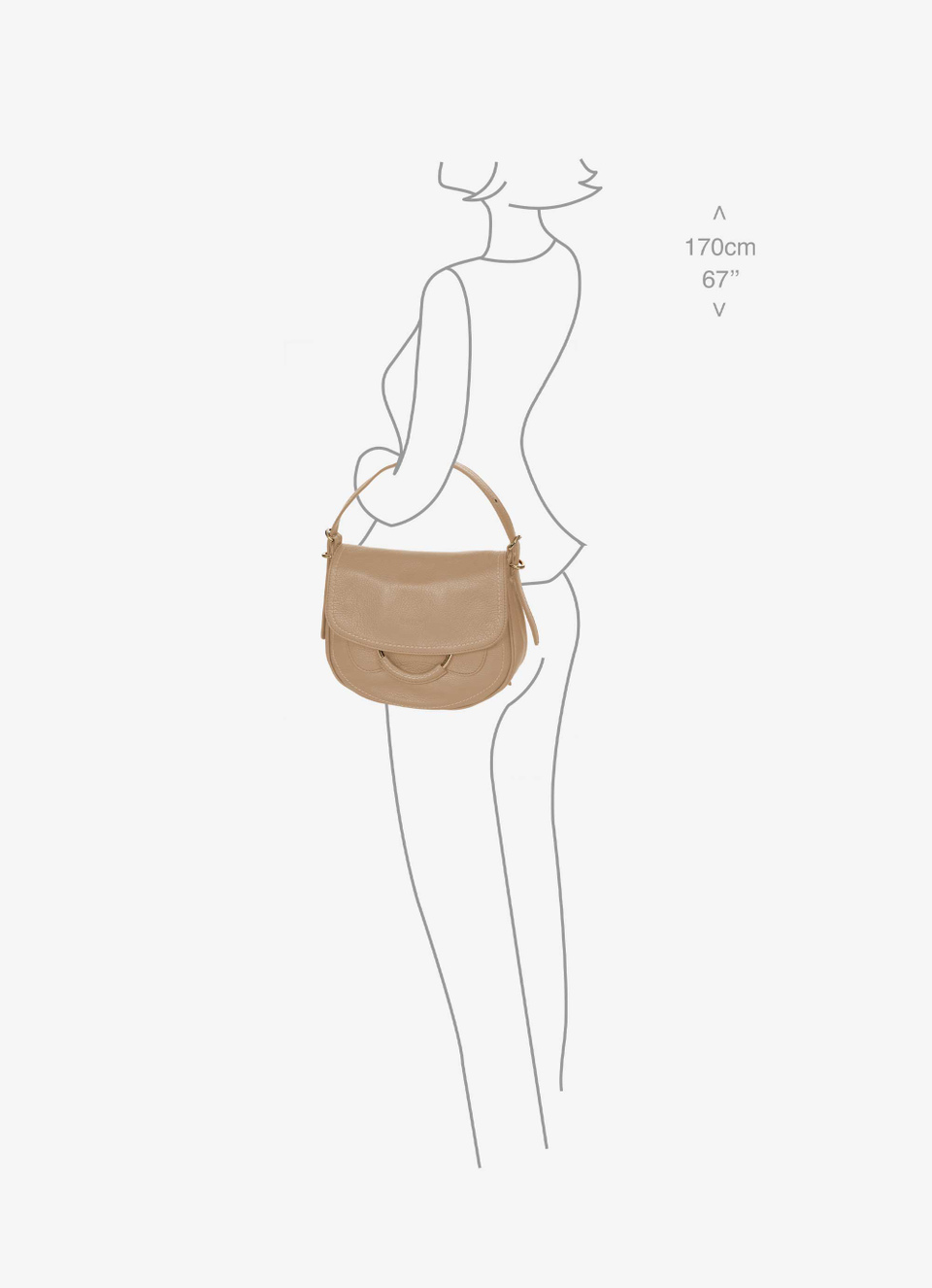 Sac en cuir Stella format moyen - Bric's