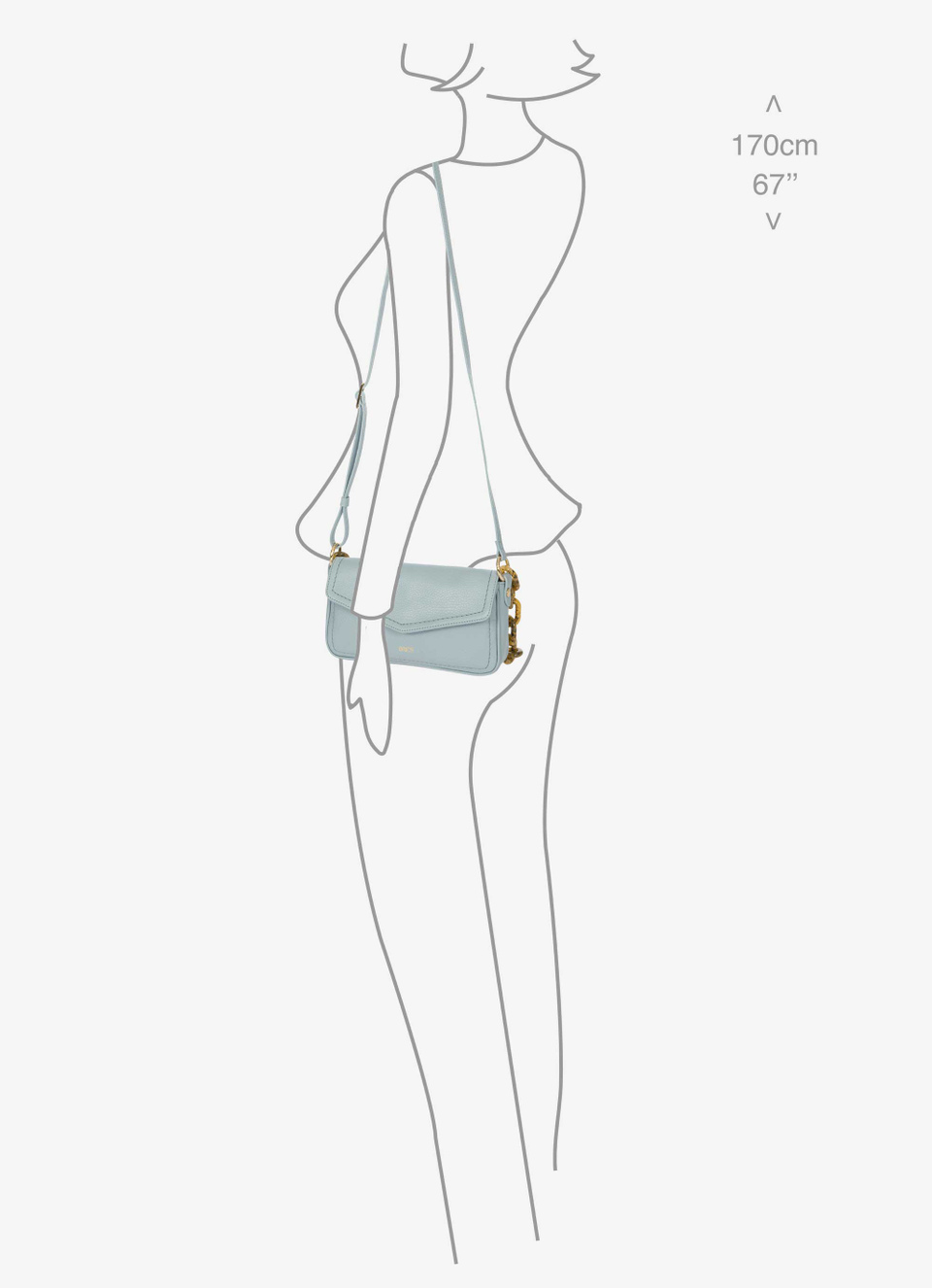 Begonia borsa baguette in pelle - Bric's