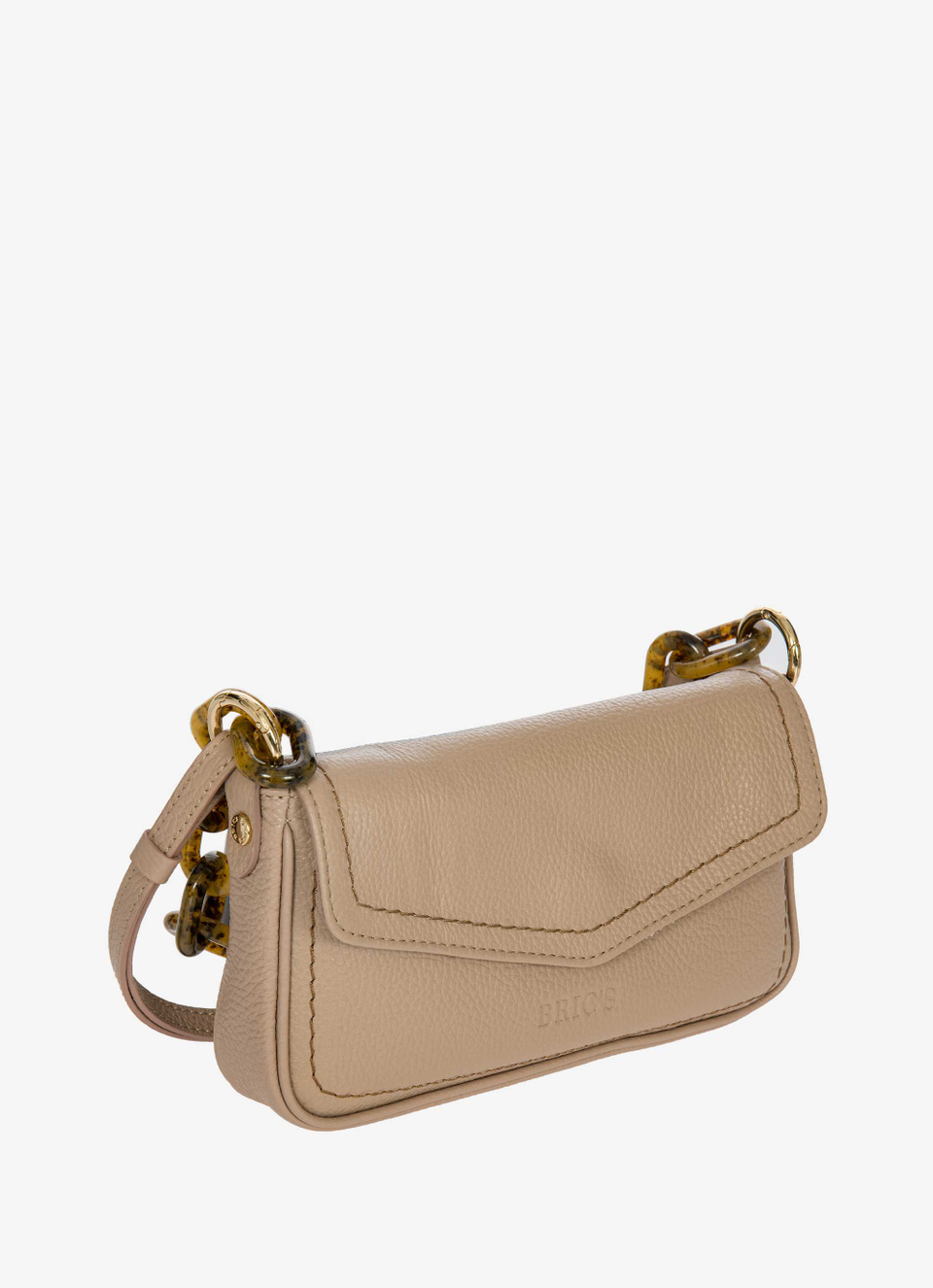 Begonia leather baguette bag - Bric's
