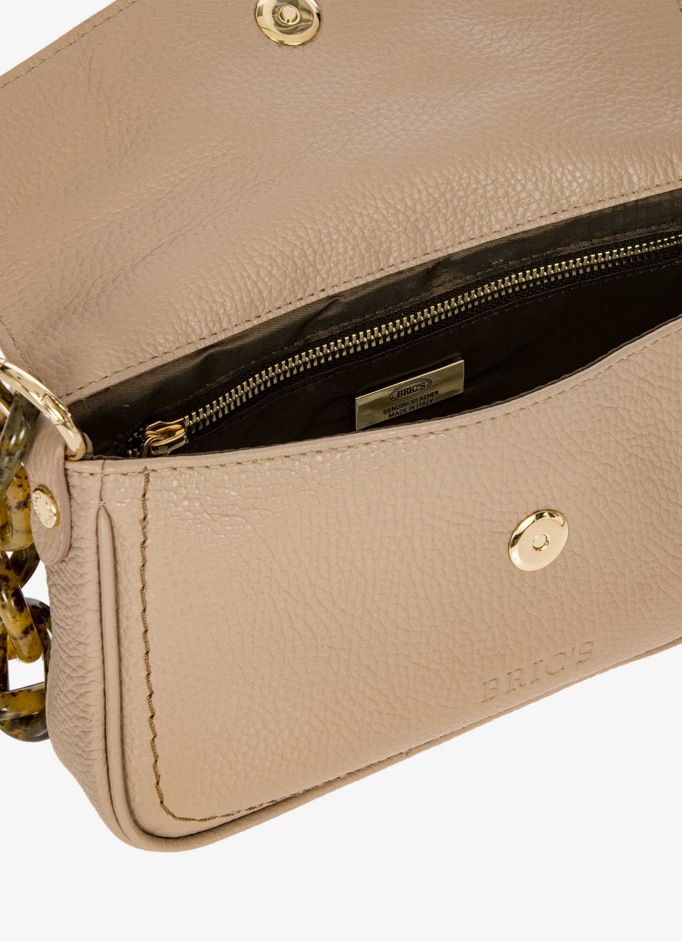 Begonia leather baguette bag - Bric's