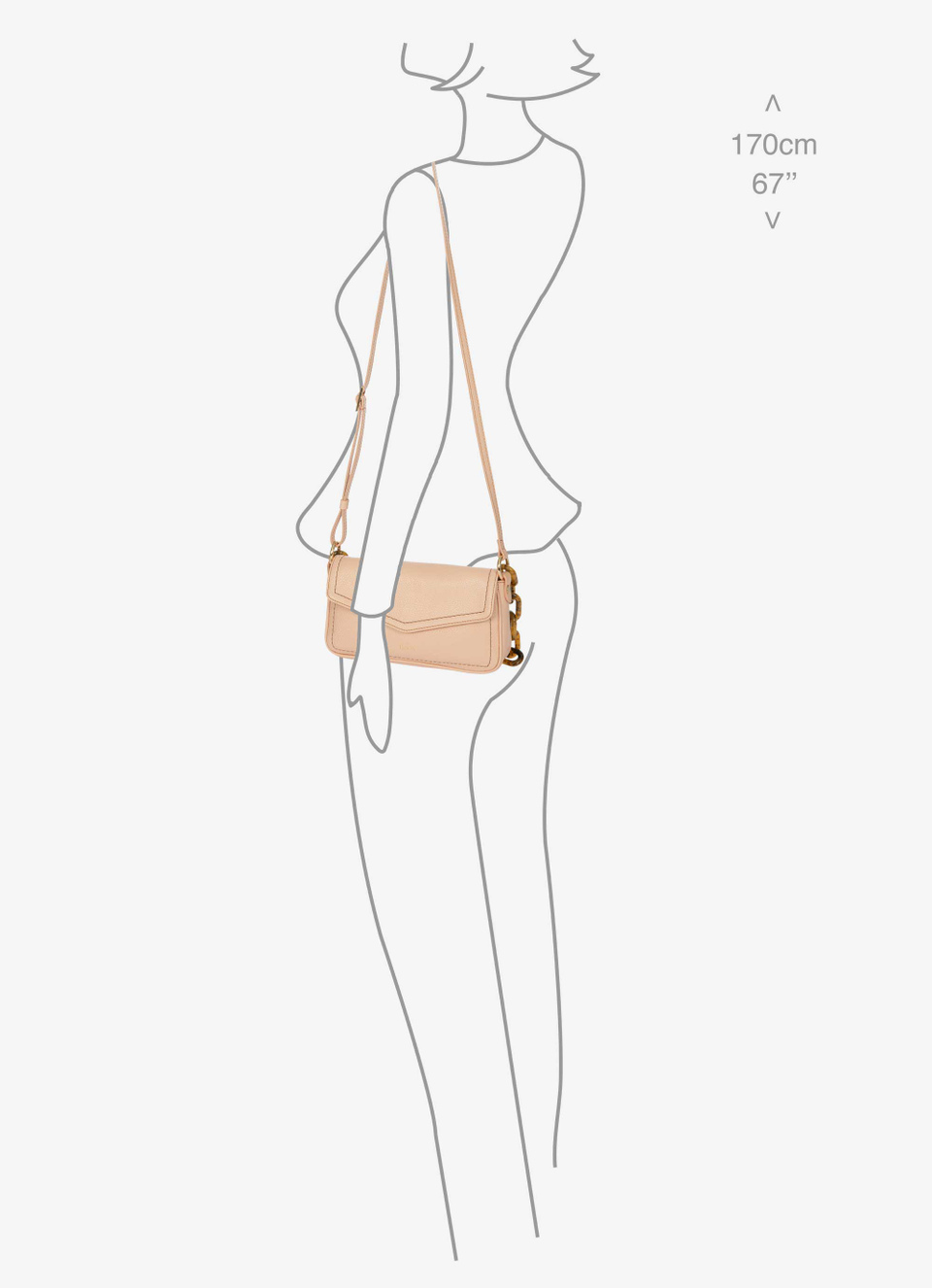 Begonia Baguette-Ledertasche - Bric's