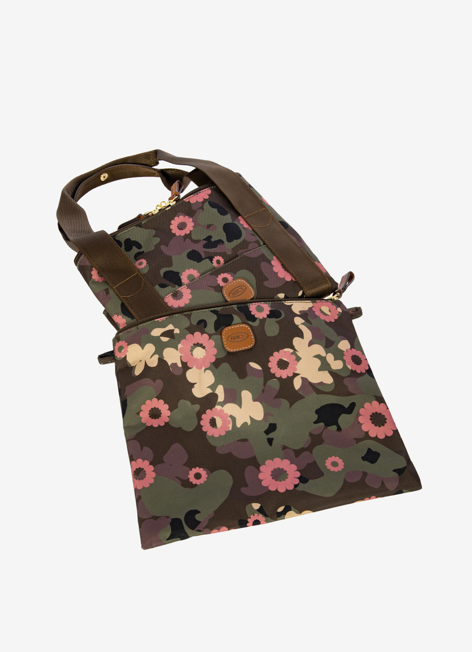 Recycled nylon holdall medio 2in1 foldable - Bric's