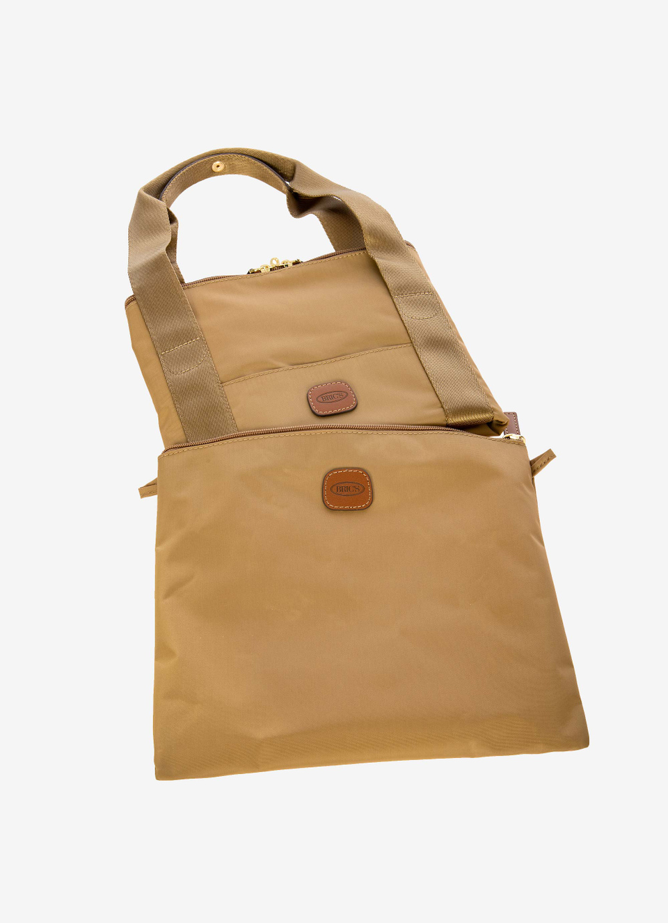 Recycled nylon holdall medio 2in1 foldable - Bric's