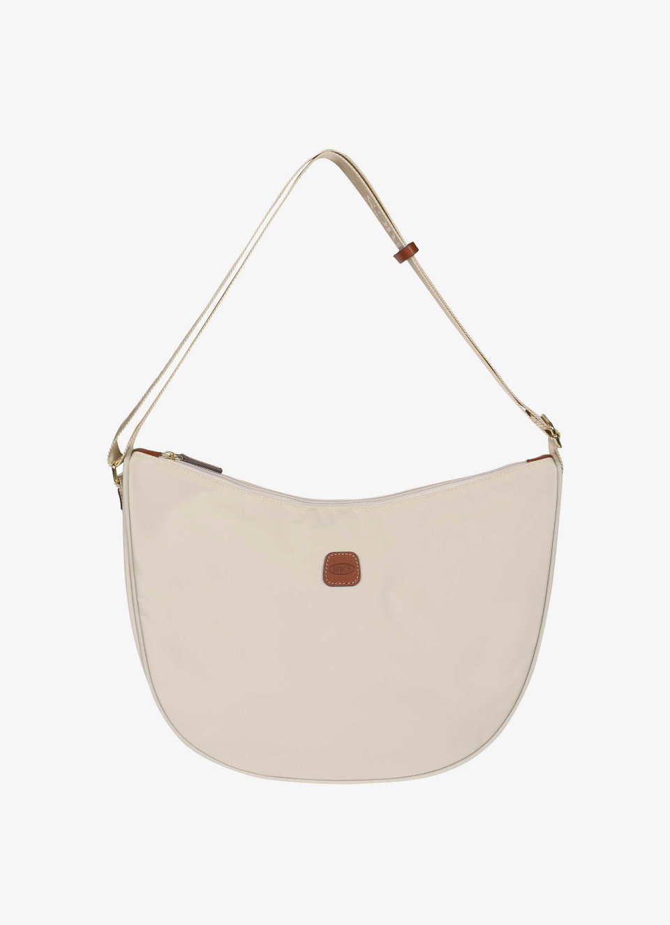 Recycled fabric Halfmoon bag large - Bric's