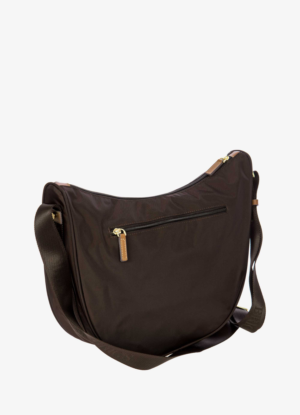 Grand sac bandoulière demi-lune en nylon - Bric's