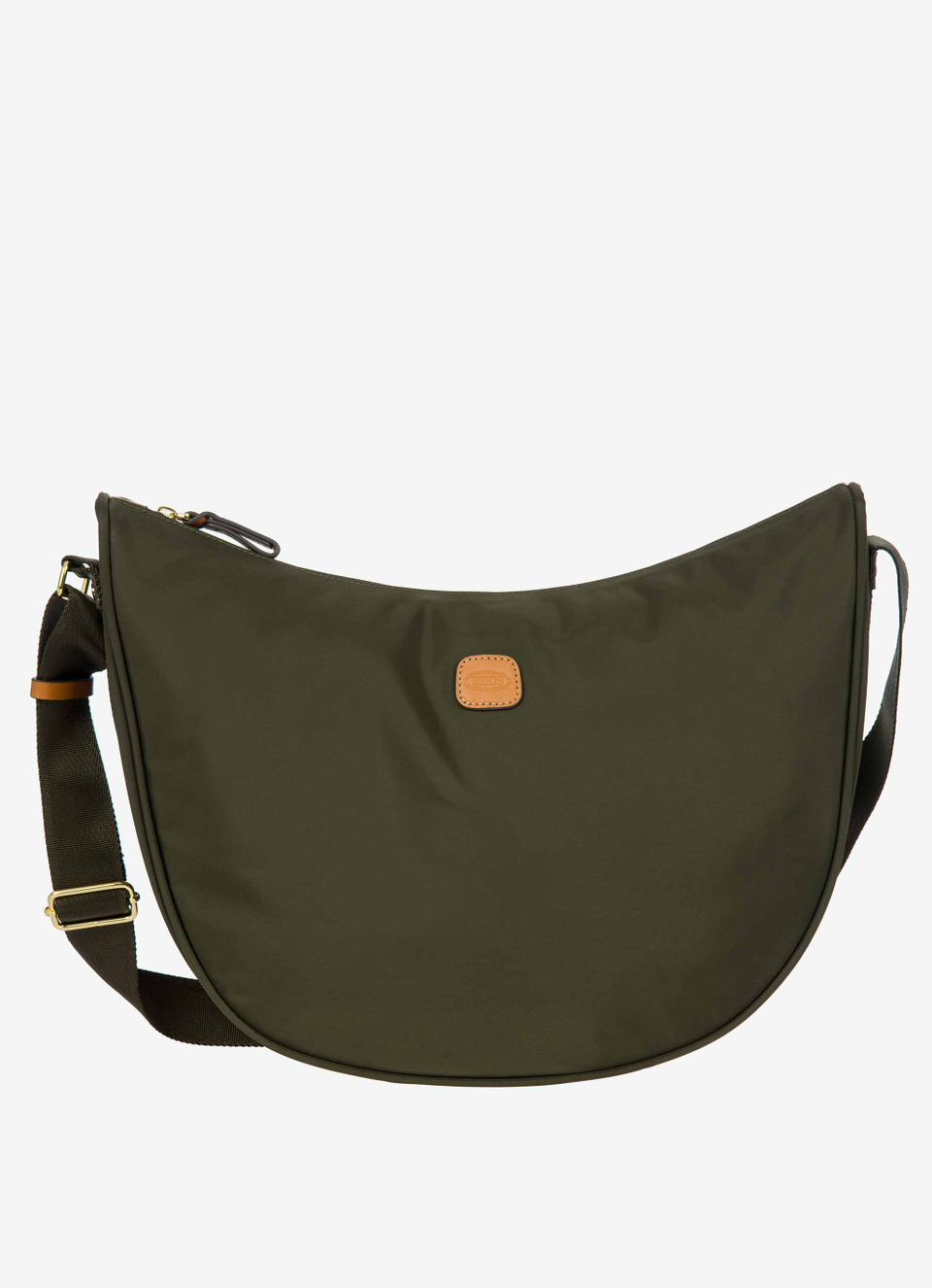 Grand sac bandoulière demi-lune en nylon - Bric's