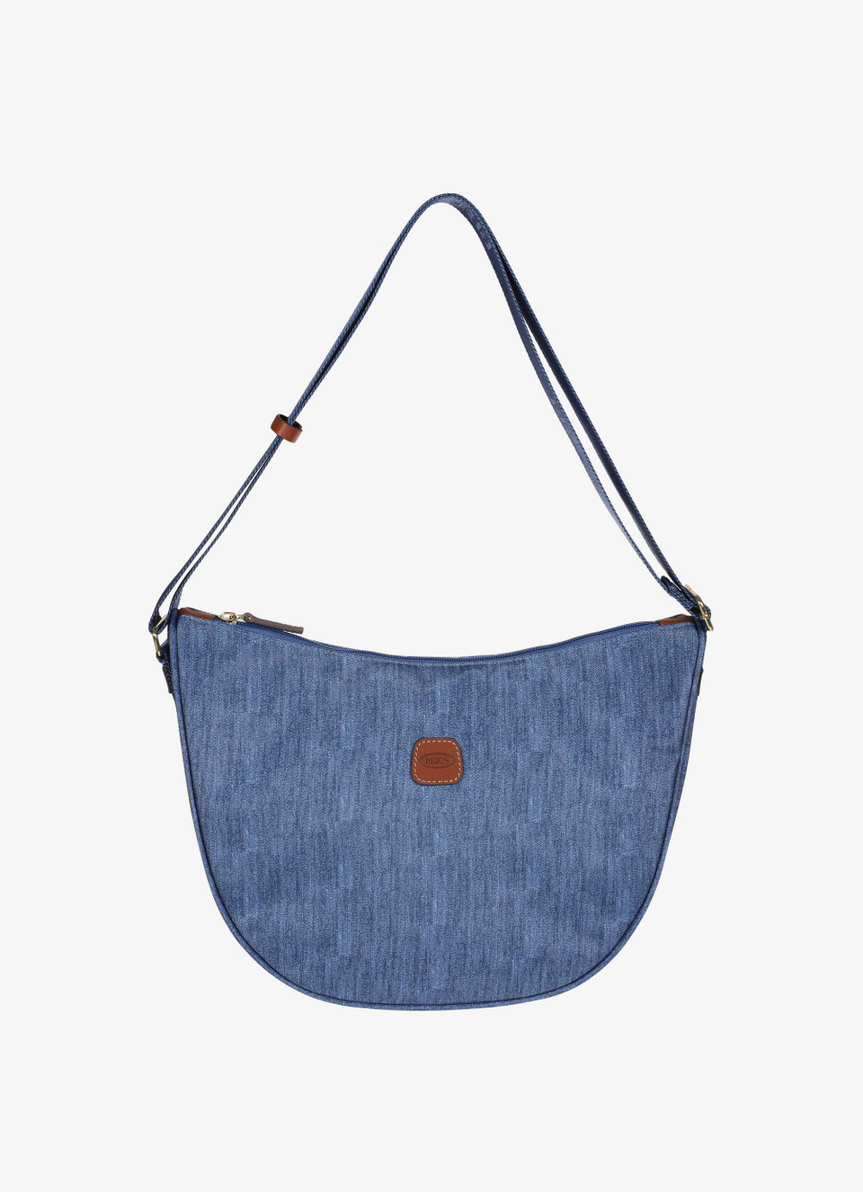 Recycled fabric Halfmoon bag medium - Bric's