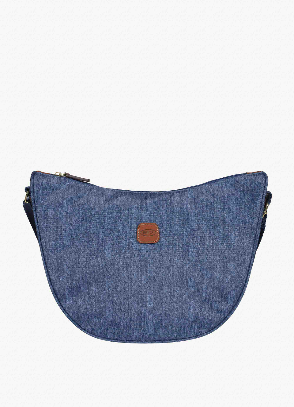 Recycled fabric Halfmoon bag medium - Bric's