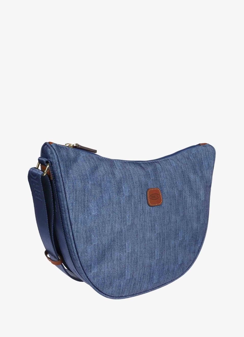 Recycled fabric Halfmoon bag medium - Bric's