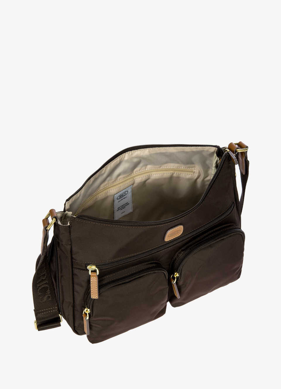 Recycled nylon Expandalble Shoulderbag - Bric's