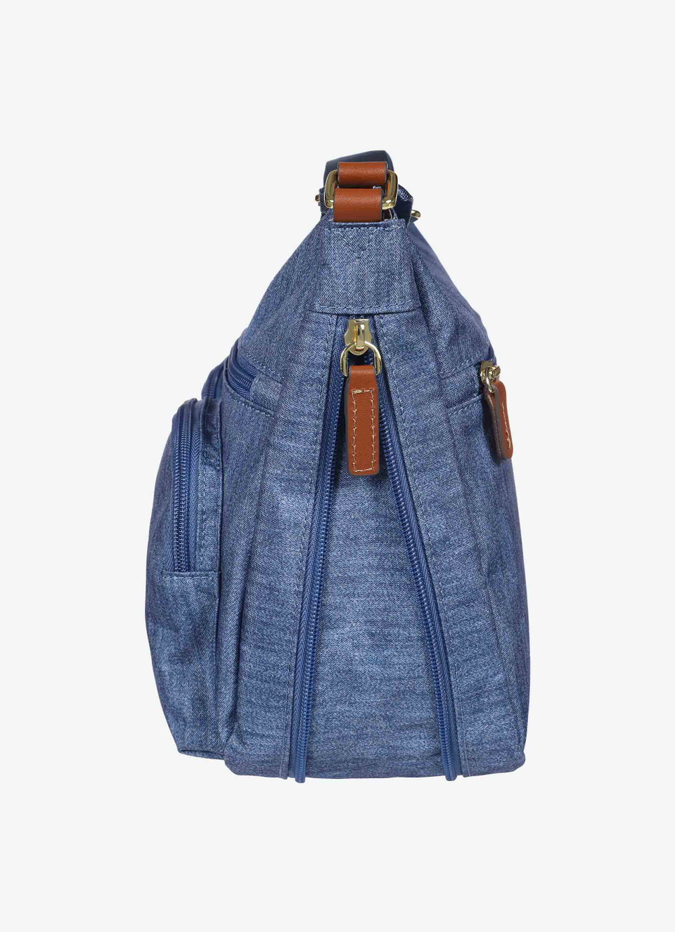 Erweiterbare Umhängetasche aus recyceltem Nylon - Bric's