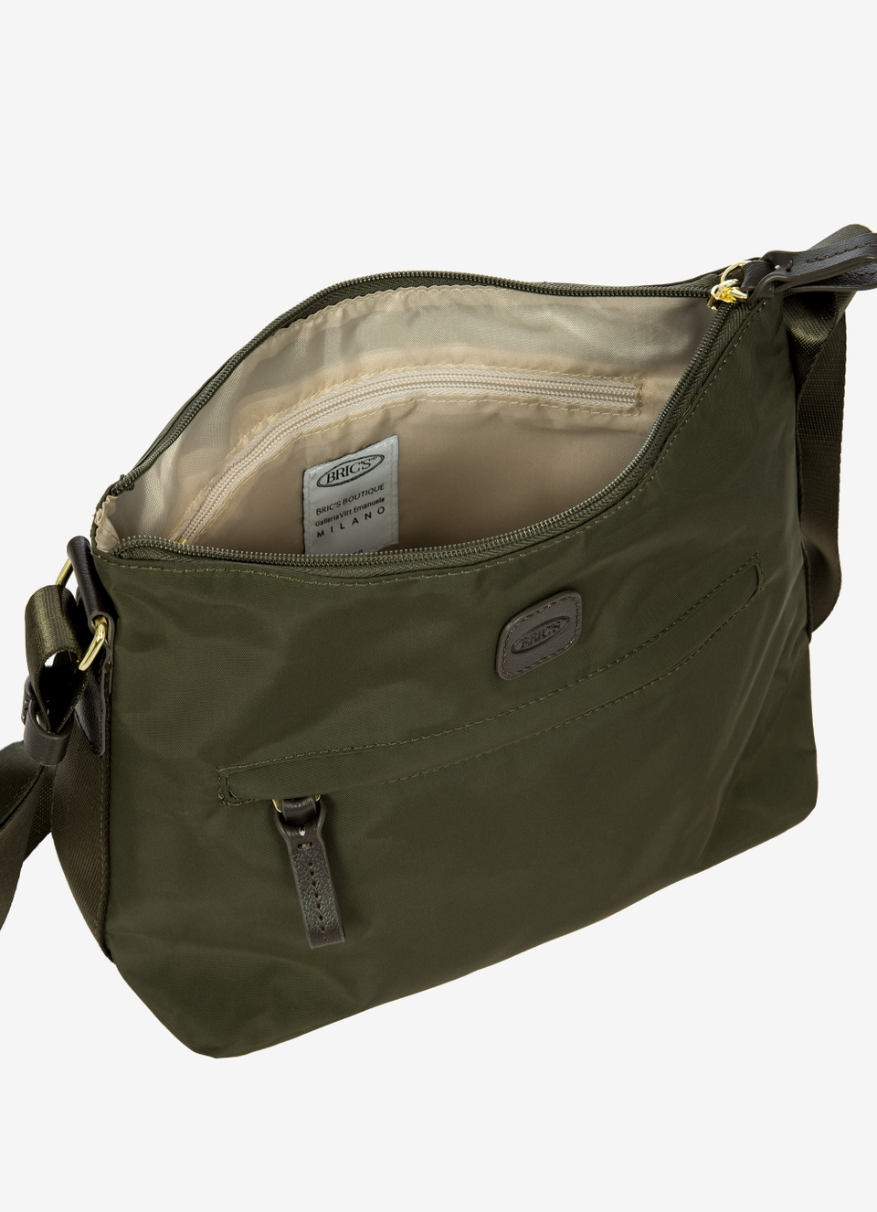 Kleine Umhängetasche aus recyceltem Nylon - Bric's
