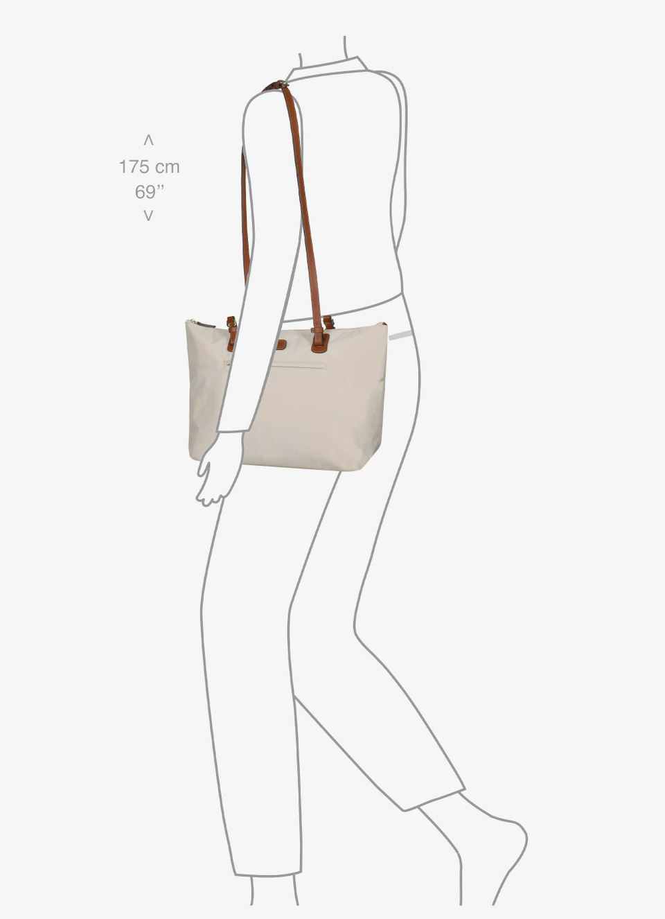 Sportina recycled fabric large 3in1 bag - Bric's