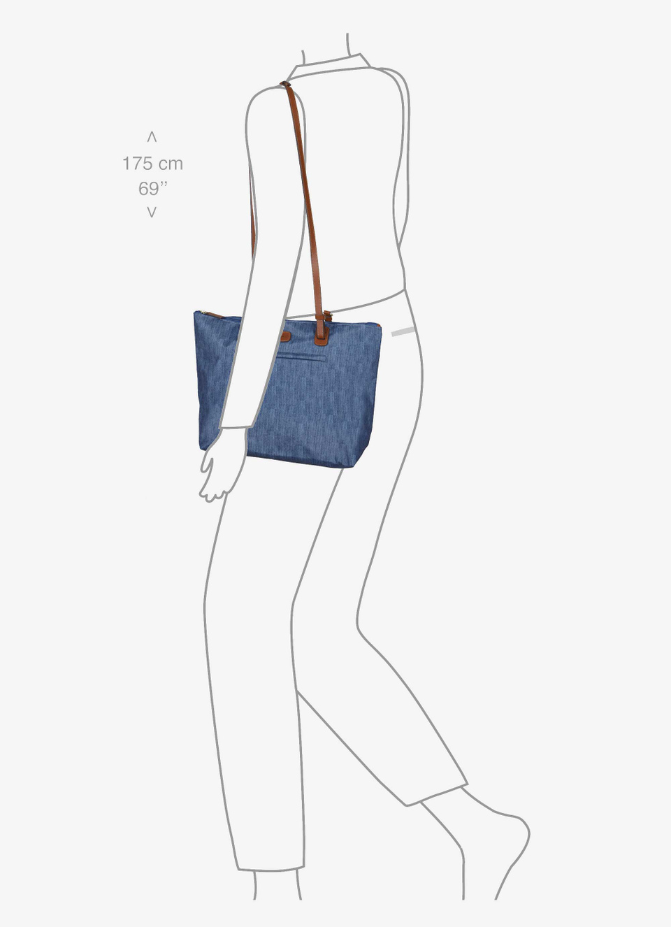 Sac Sportina moyen 2 en 1 en nylon - Bric's