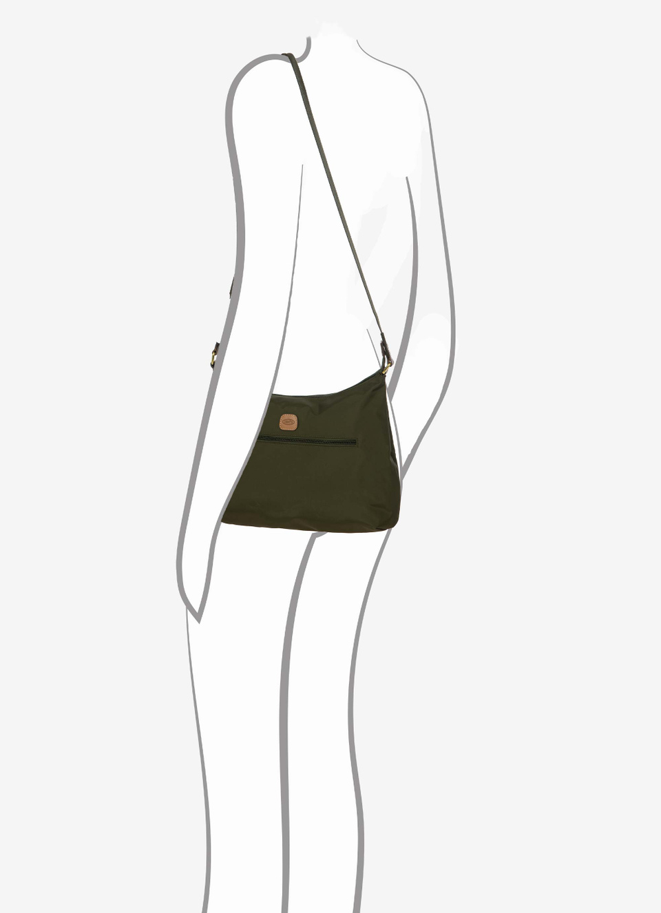Urban recycled nylon crossbody bag - Bric's