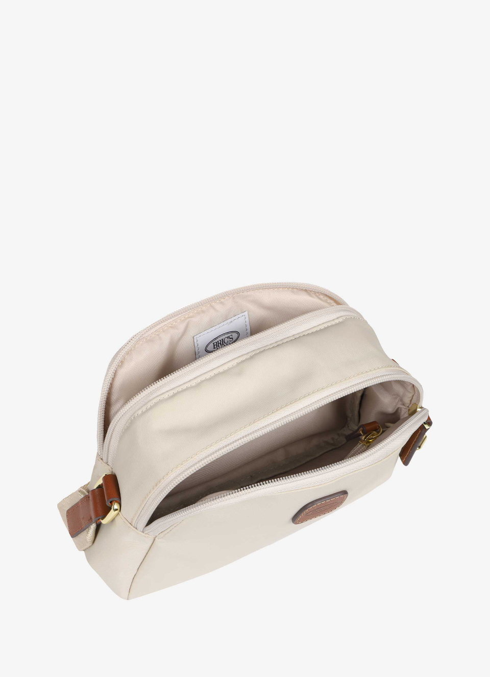 Recycled fabric travel shoulder bag - Bric's