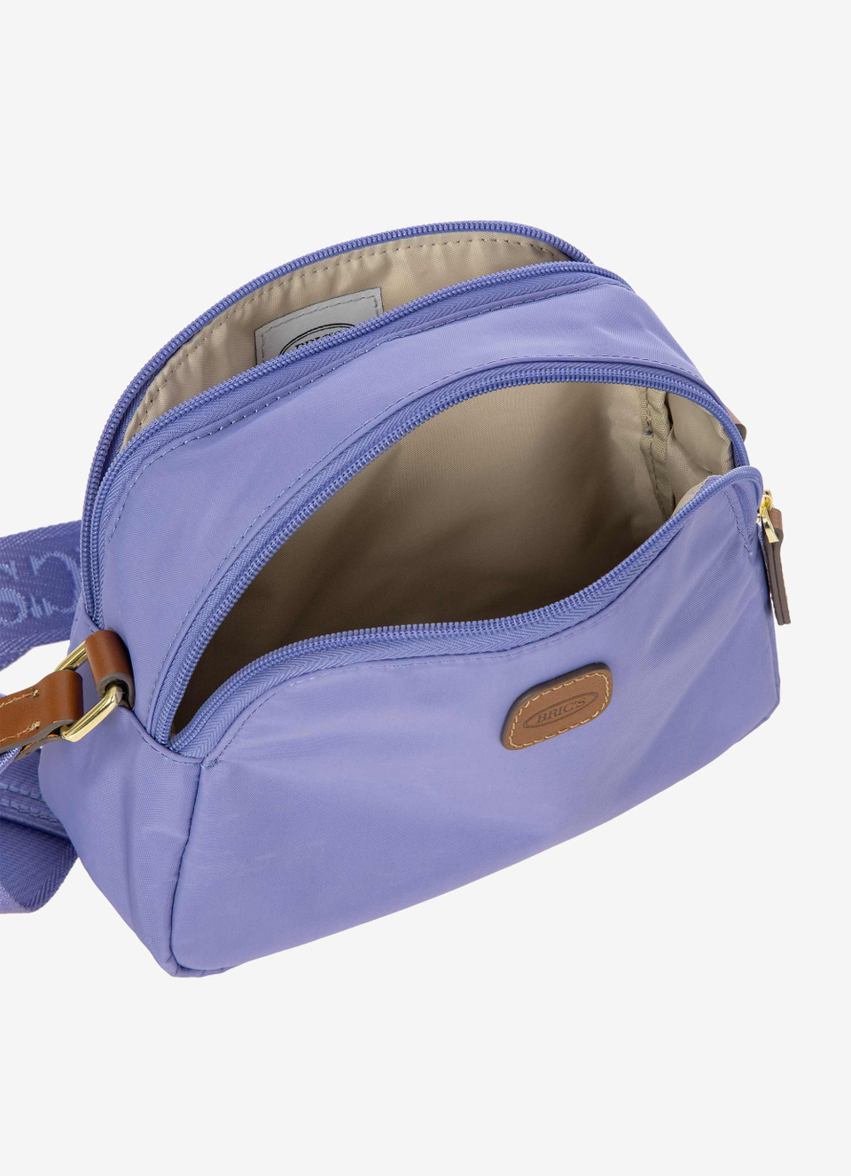 Recycled fabric travel shoulder bag - Bric's