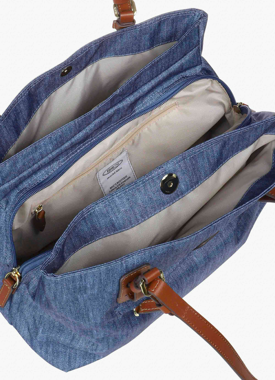 Mittelgroßer Shopper aus recyceltem Stoff - Bric's