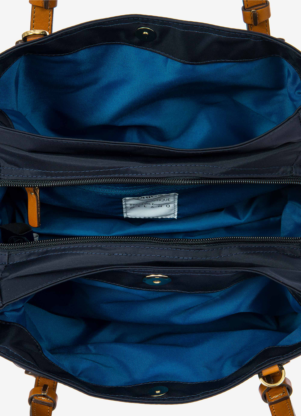 Sac cabas petit format confectionné en nylon avec des détails en cuir Bric's X-Bag - Bric's