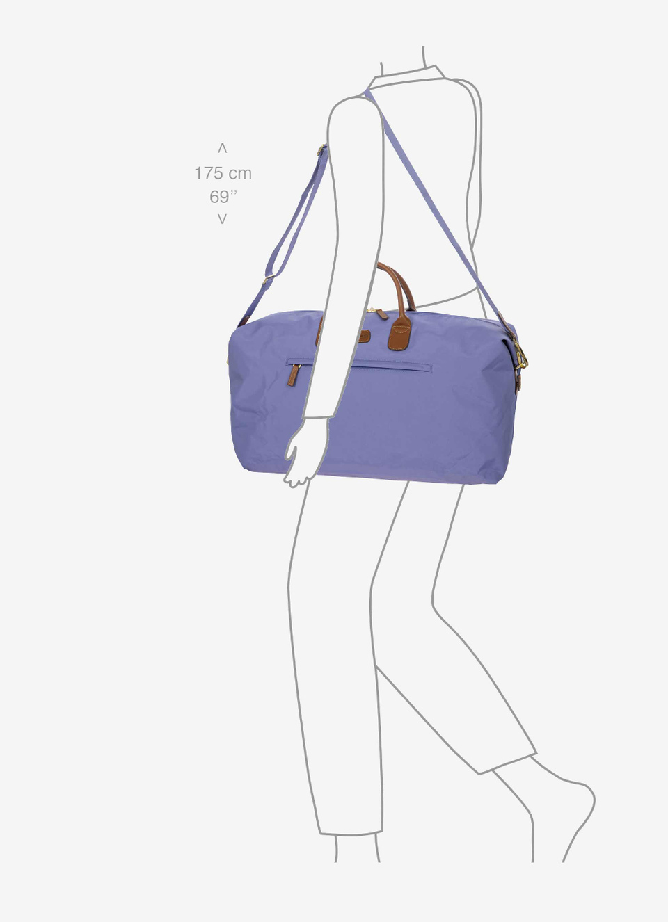 Recycled fabric luxury Holdall 2in1 - Bric's