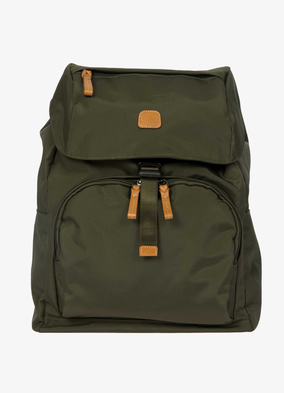 Mochila ligera grande de nailon y piel Bric's X-Travel - Bric's