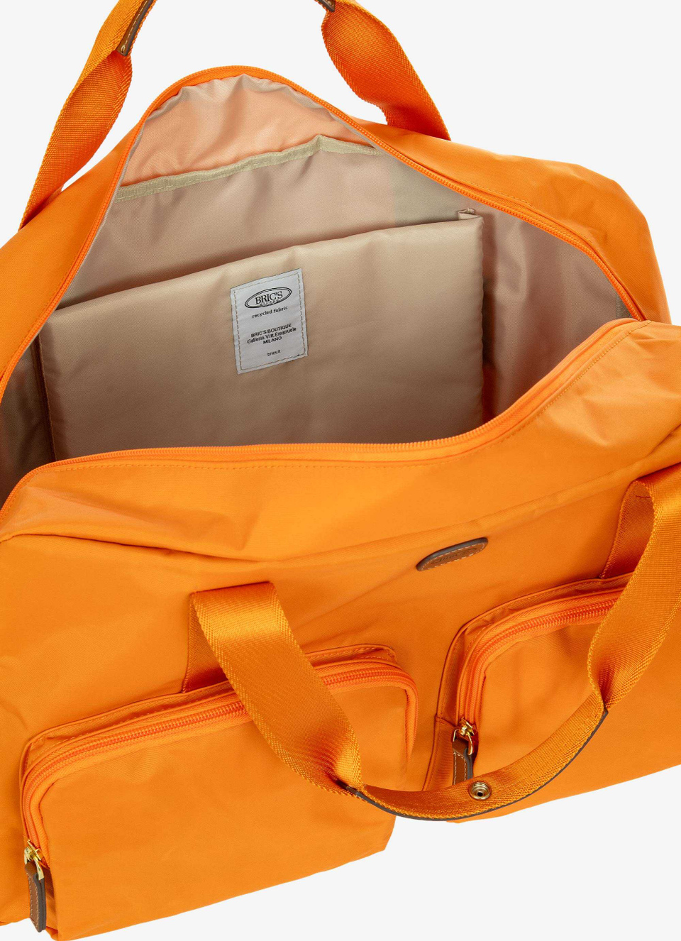Recycled nylon Small holdall multipocket - Bric's