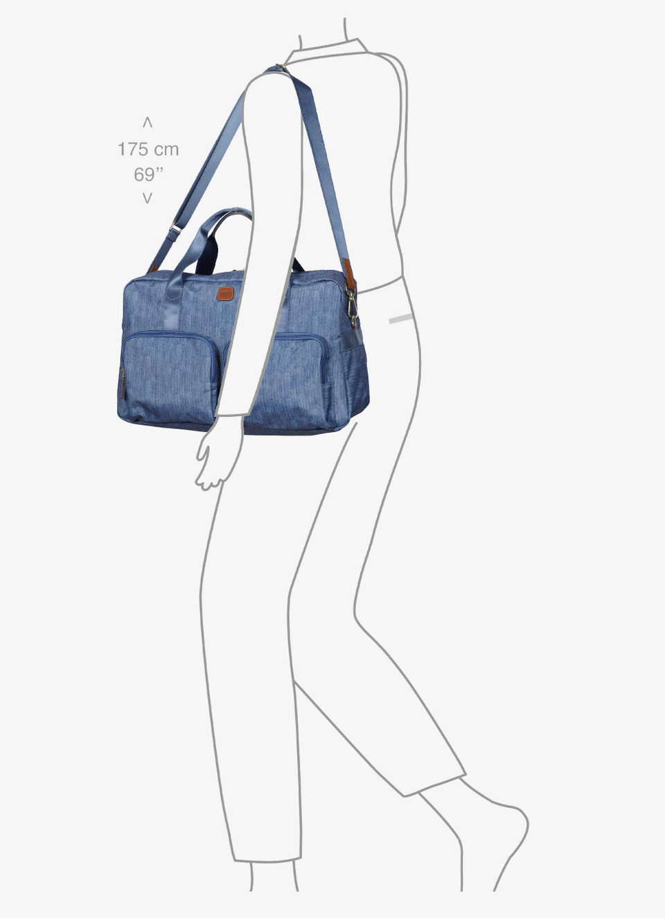 X-Collection holdall with pockets - Bric's