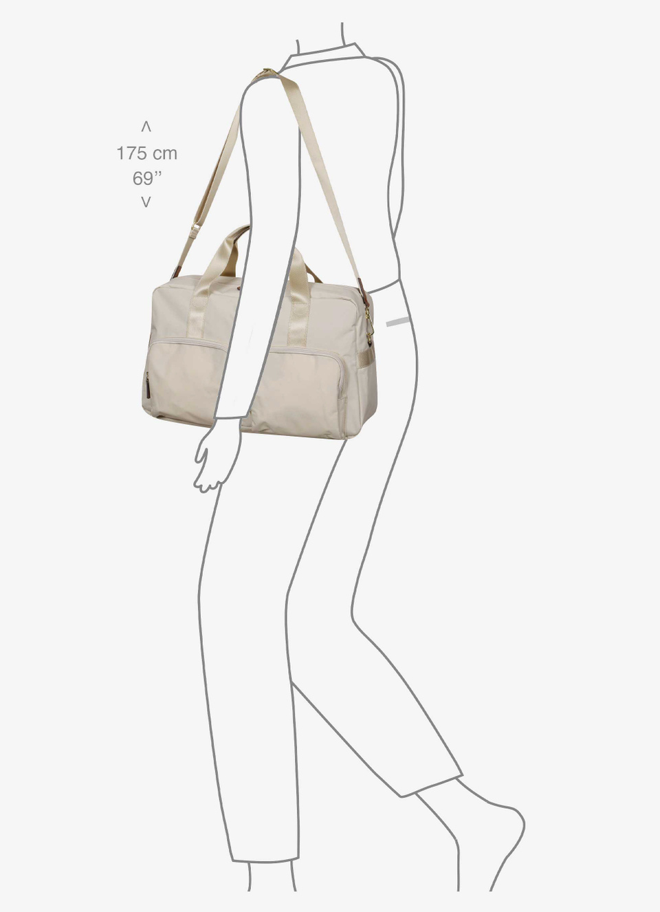 Bolso de viaje con bolsillos X-Collection - Bric's