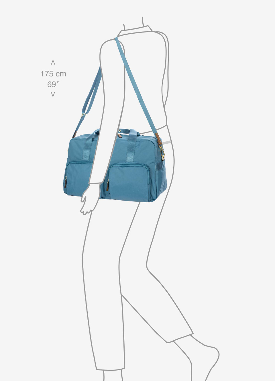 Bolsa multibolsillos small de nailon - Bric's
