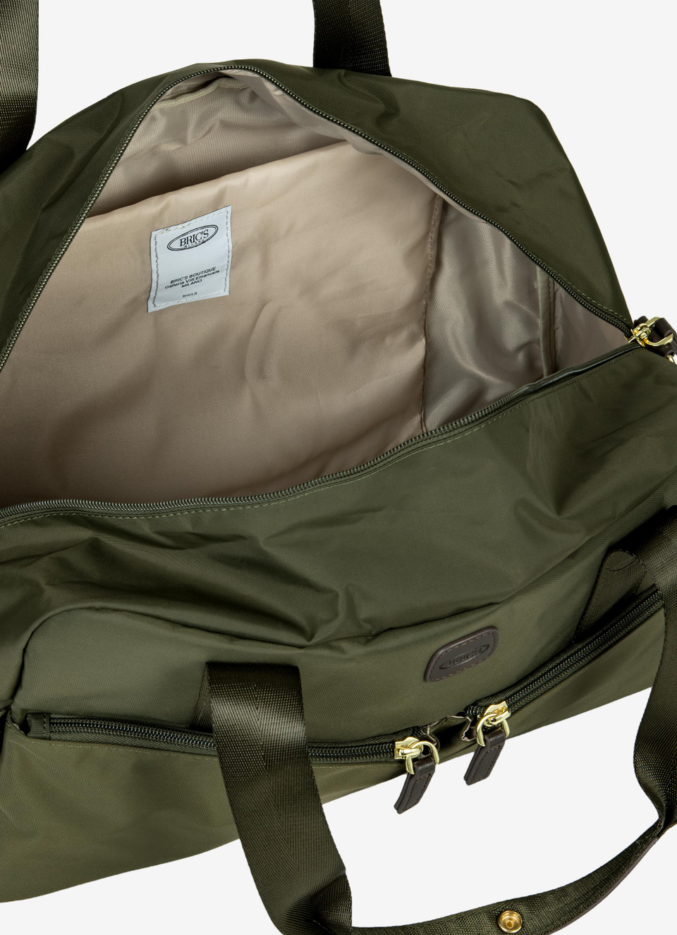 Recycled fabric underseat holdall multipocket - Bric's