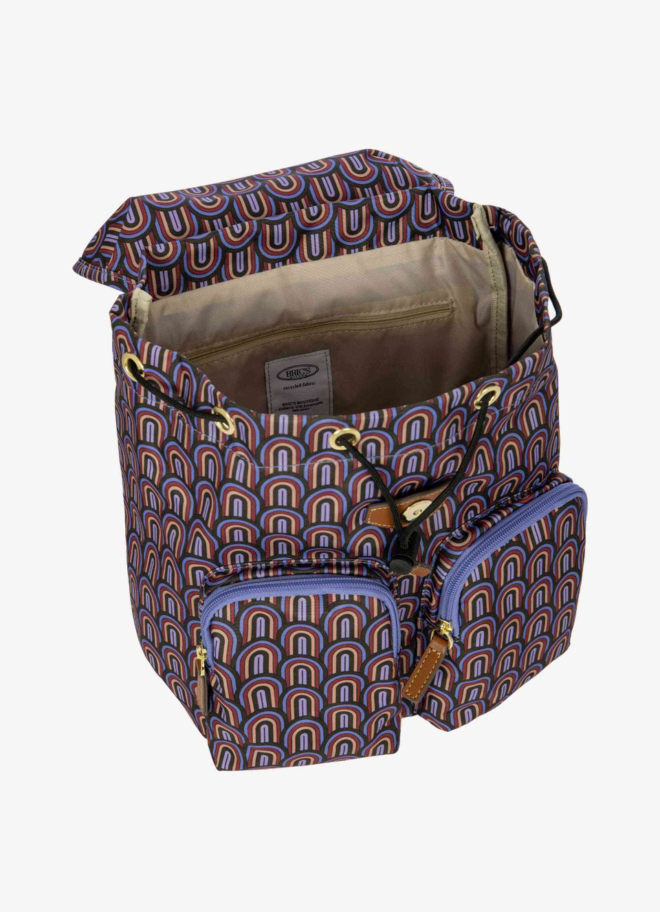 Recycled fabric small city backpack - Bric's