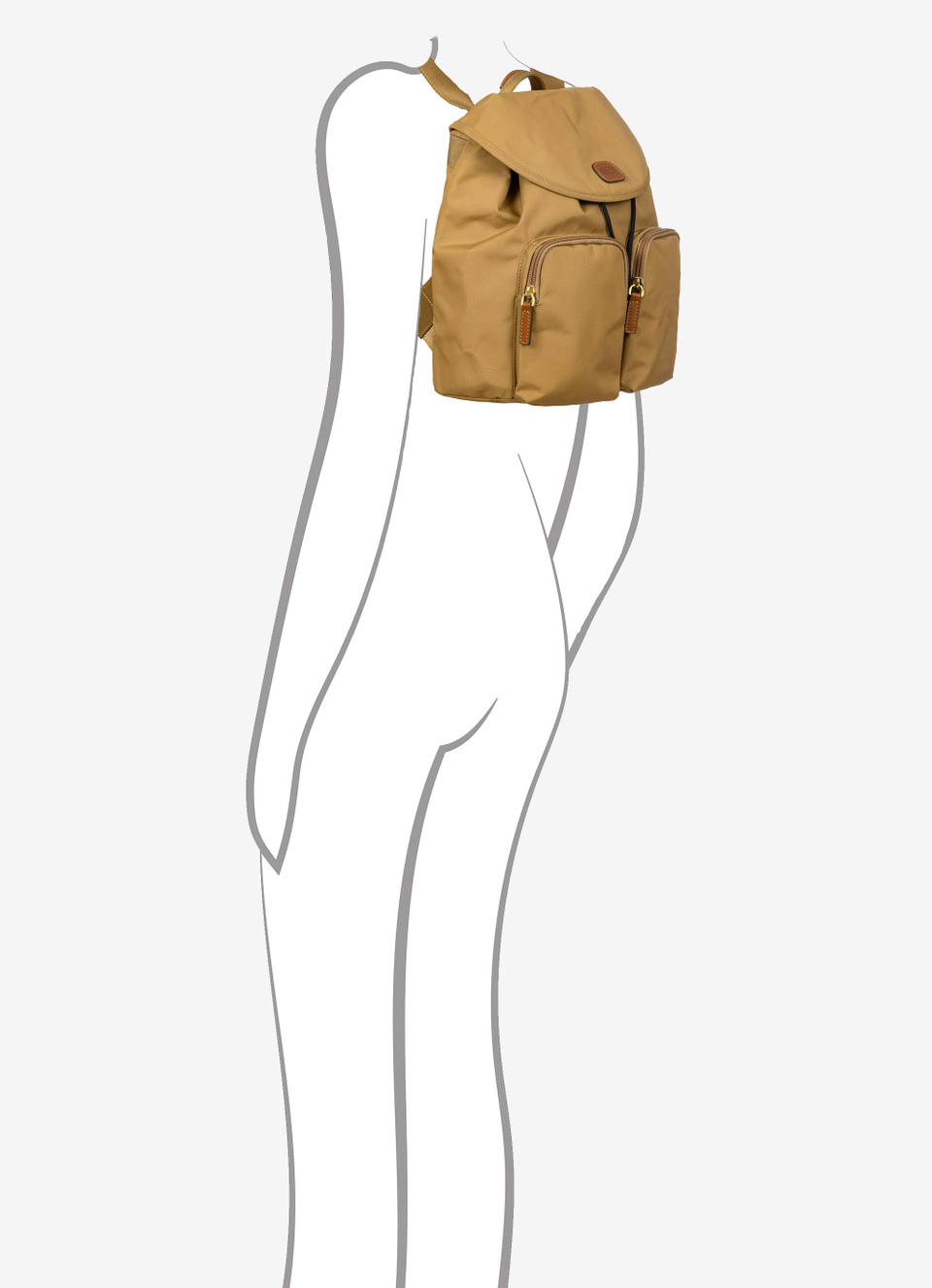 Recycled nylon small city backpack - Bric's