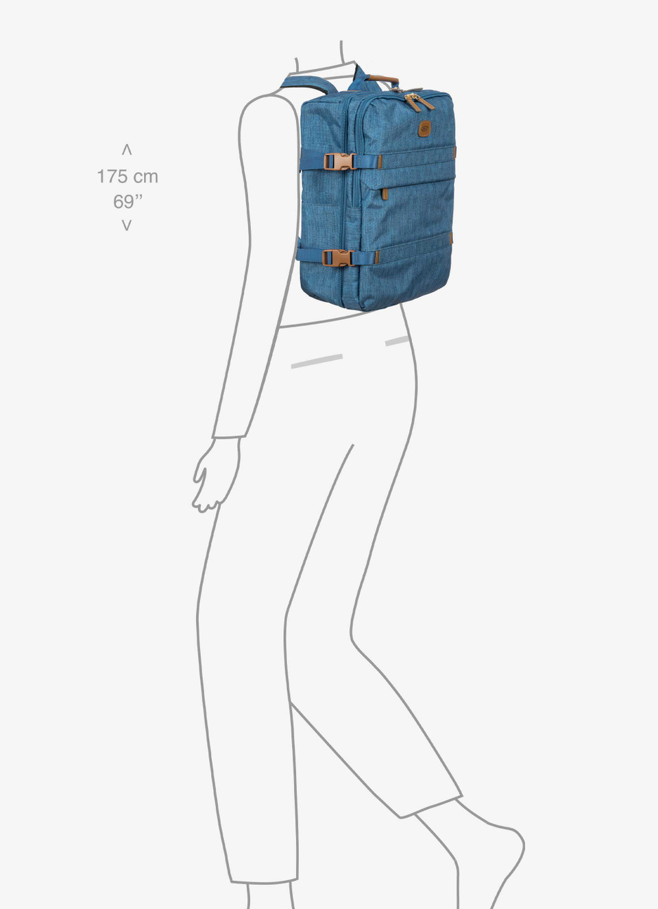 Underseat Backpack in recycled fabric - Bric's