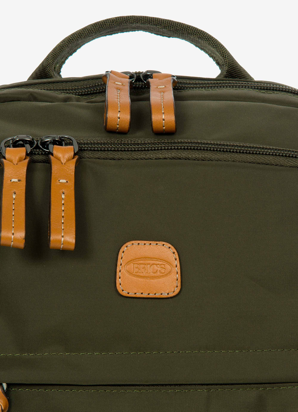 Mochila mediana de nailon con detalles de piel Bric's X-Travel - Bric's