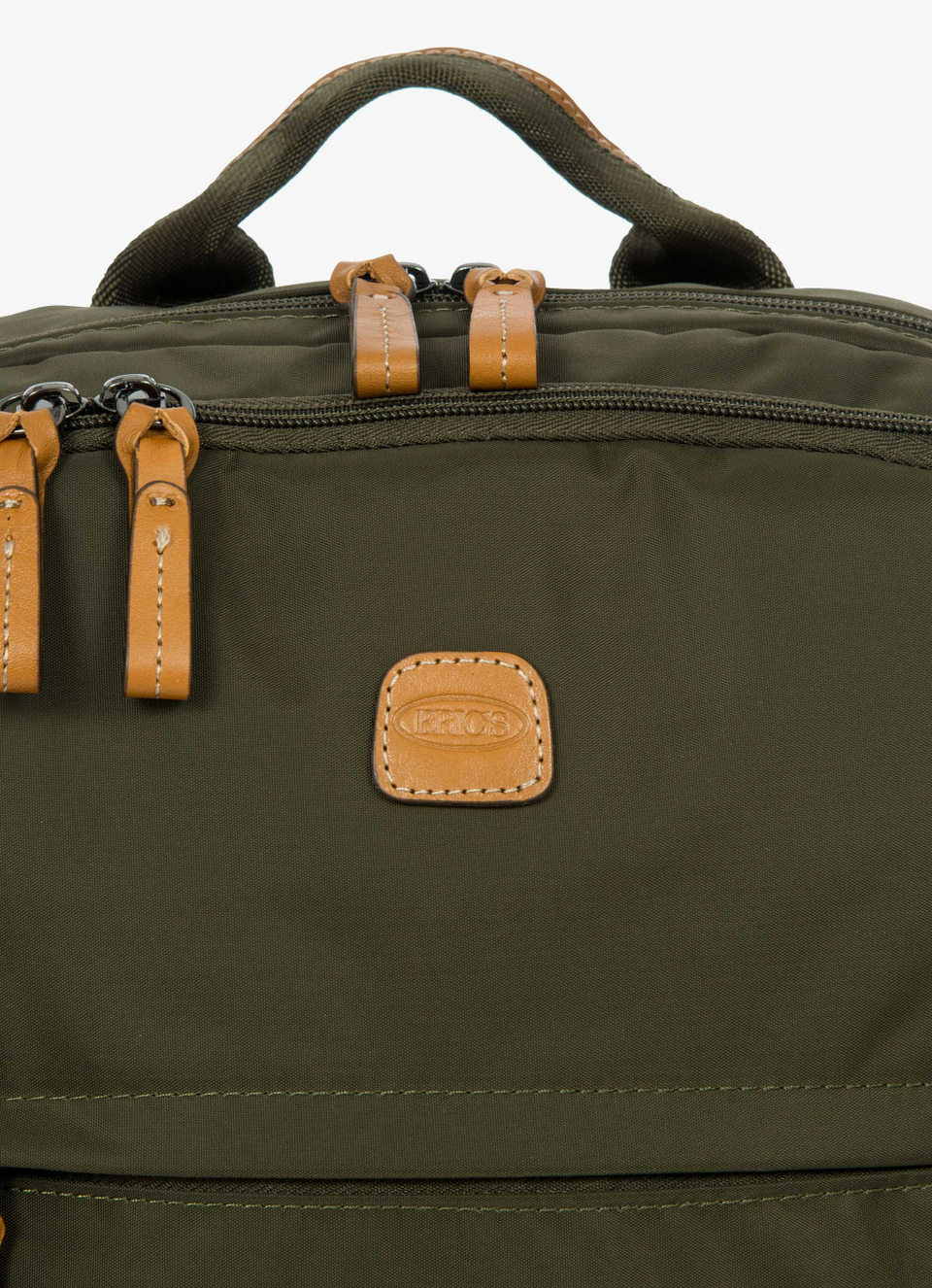 Sac à dos grand format confectionné en nylon avec détails en cuir Bric's X-Travel - Bric's