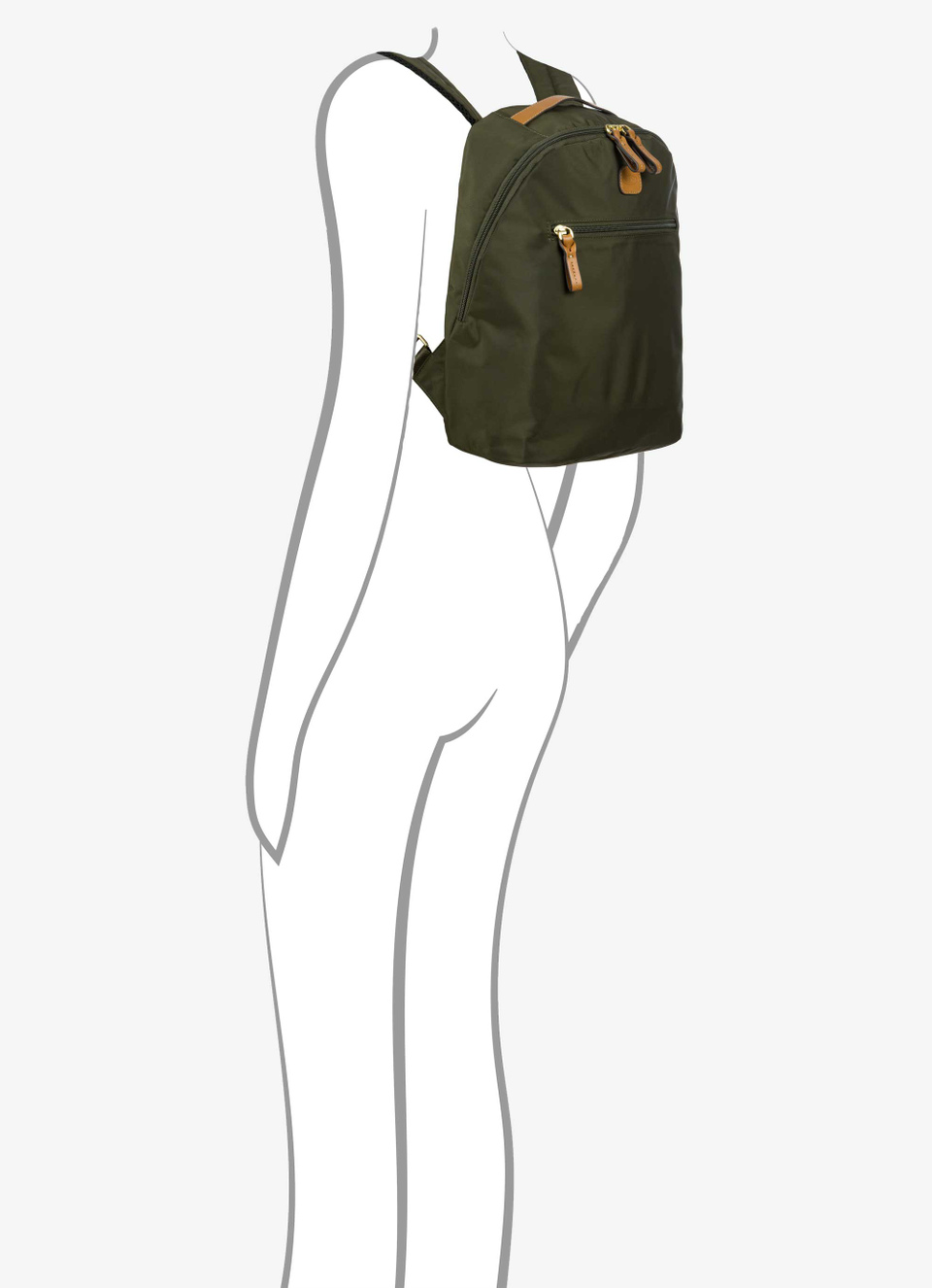 Recycled nylon medium city backpack - Bric's