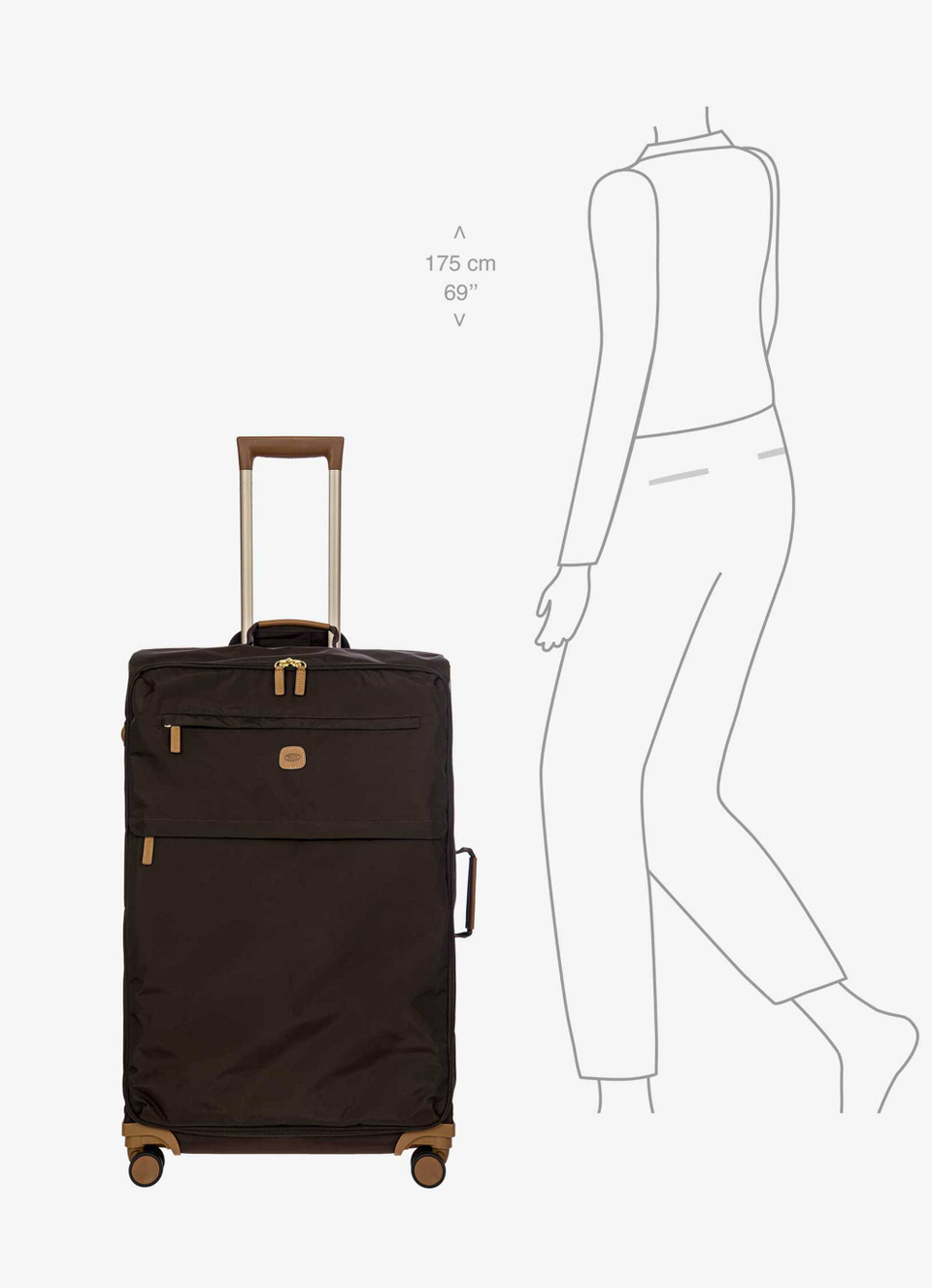 Trolley XL 77 cm en nailon - Bric's