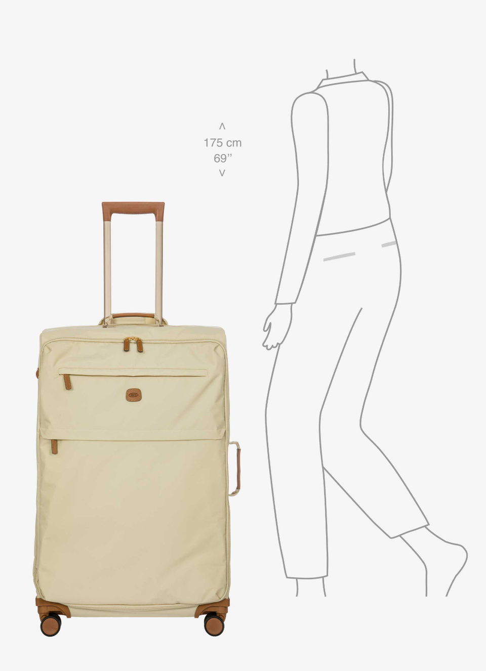 Trolley XL 77cm in tessuto riciclato - Bric's