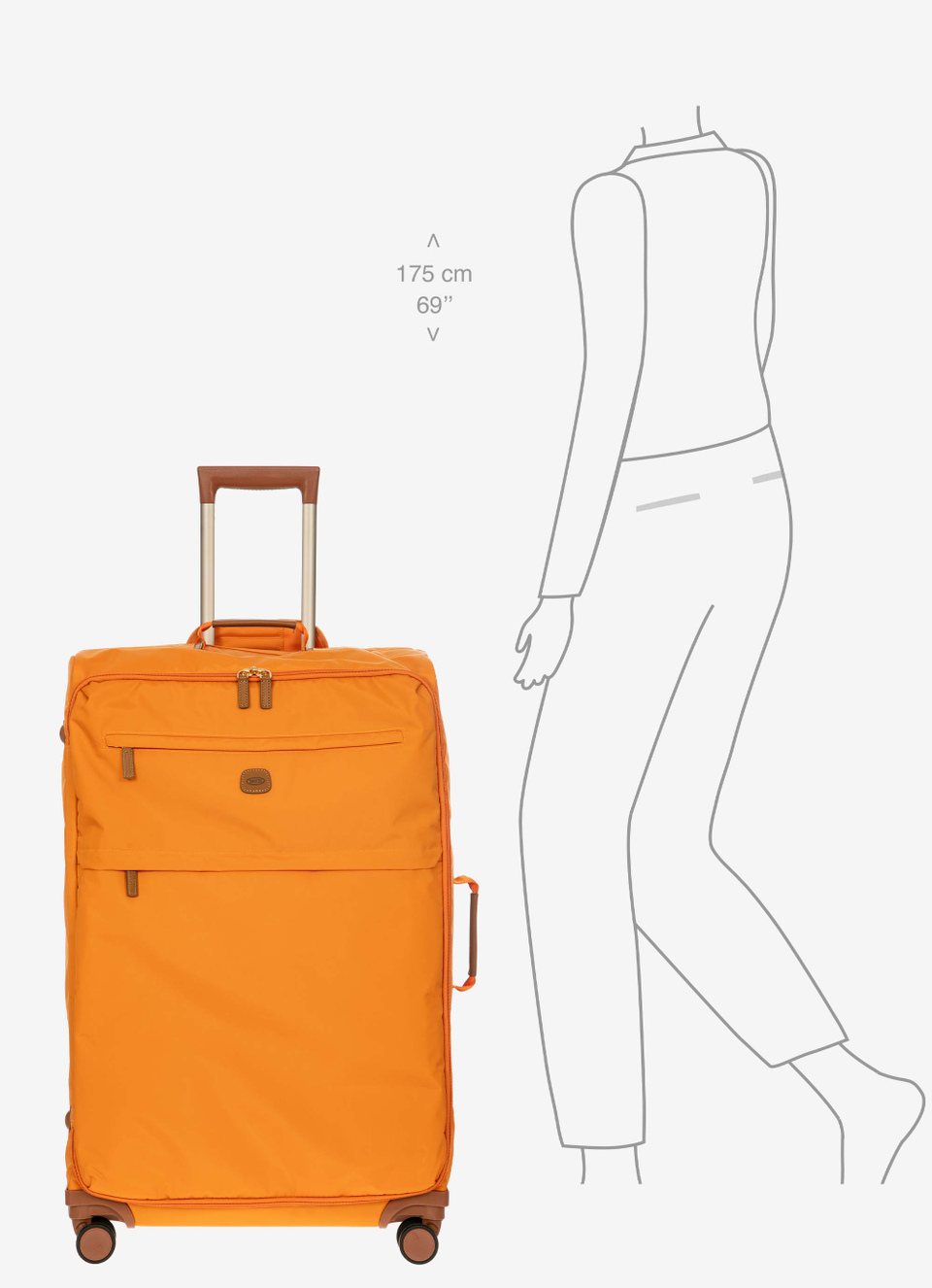 Trolley XL 77 cm en nailon - Bric's