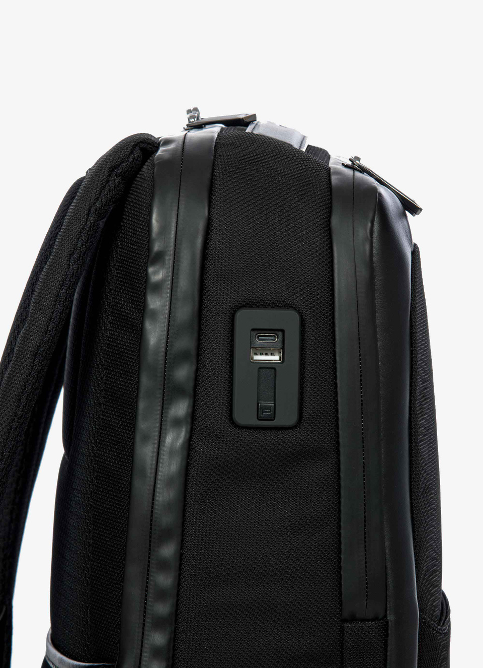 Small, modern business backpack made from nylon Roadster Nylon Backpack S1 - Bric's