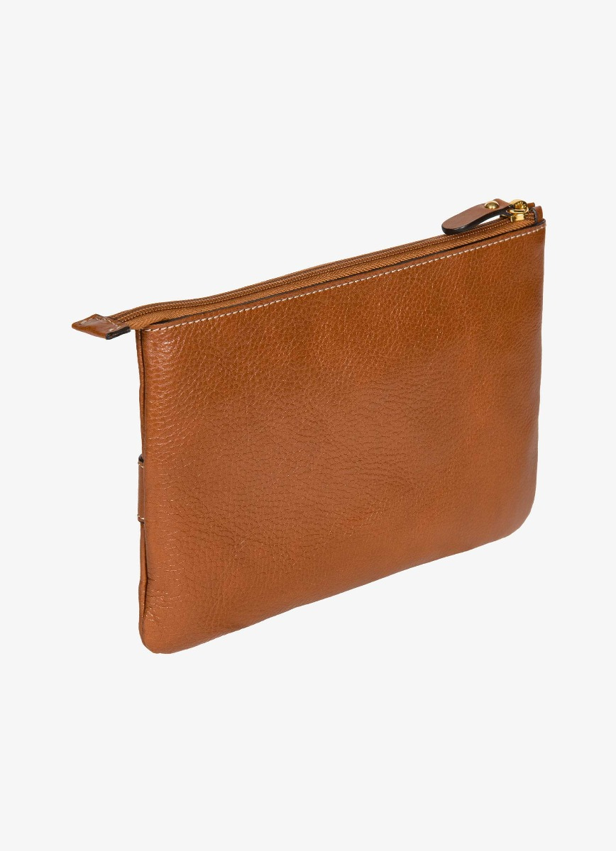 Life Pelle flat toiletry bag - Bric's