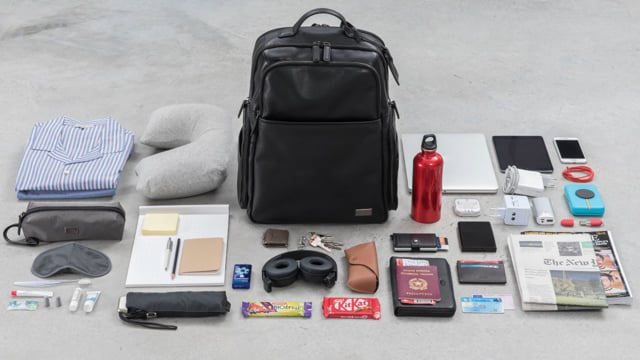 Rucksack XL für das Büro mit Laptop-Fach und USB - Bric's